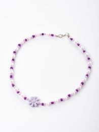 Цепочка из бисера с цветком xarid qilish