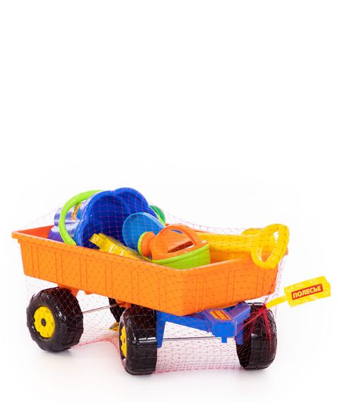 Большая тачка с набором игрушек Wagon Cottege