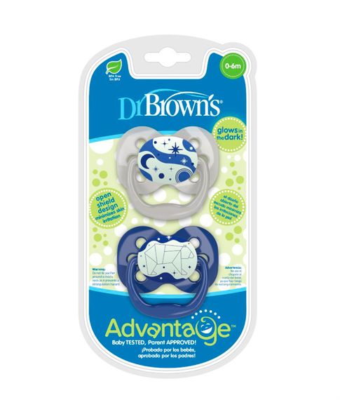 Пустышки Dr. Brown's Advantage (0-6m), 2 шт
