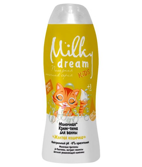 Купить Крем-пена для ванны Milky Dream "Желтая Кошечка" 300 мл