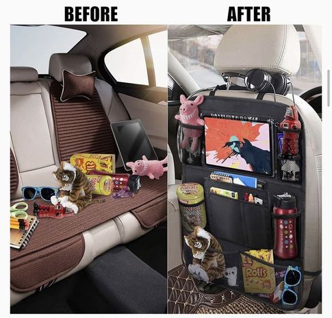 Органайзер-защита на спинку кресла автомобиля