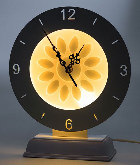 Часы-светильник No brand