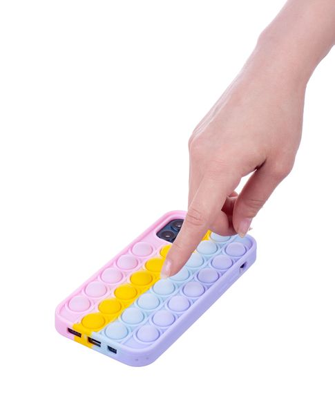 Чехол антистресс Pop it для телефона Apple iPhone 12, iPhone 12 Pro