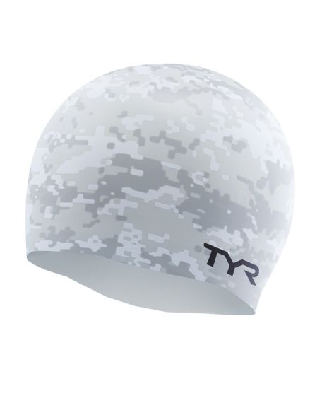 Купить Шапочка для плавания TYR Adult Silicone Swim Cap - Digi Camo