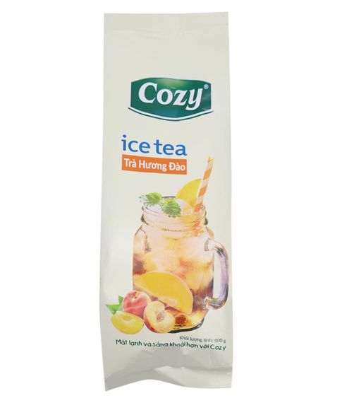 Купить Растворимый чай со вкусом персика Ice tea Cozy, 400 гр