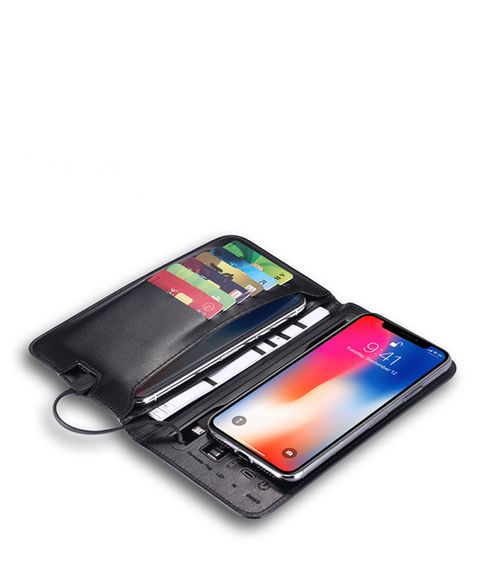 Купить Портмоне кошелёк с зарядным устройством Power bank