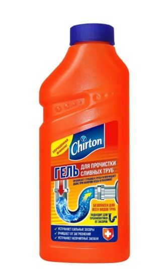Средство для прочистки сливных труб Chirton, 500 мл