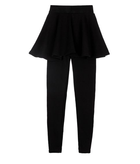 Утепленные лосины-юбка No Brand