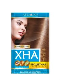 Купить Бесцветная хна для волос «Золотая серия», 25 г