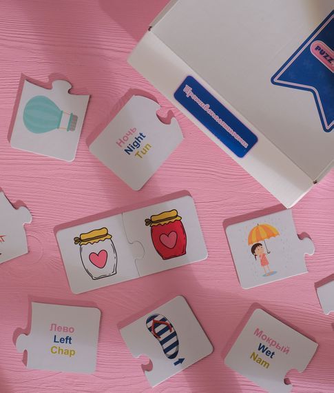 Кoмплeкт рaзвивaющих пaзлoв прoтивoпoложнoсти Puzznavayka