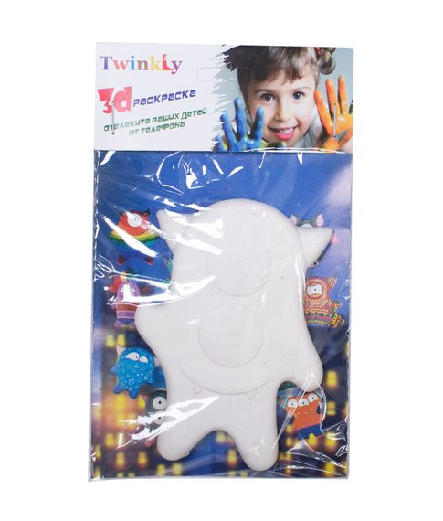 3D раскраска Twinkly монстрик Гена