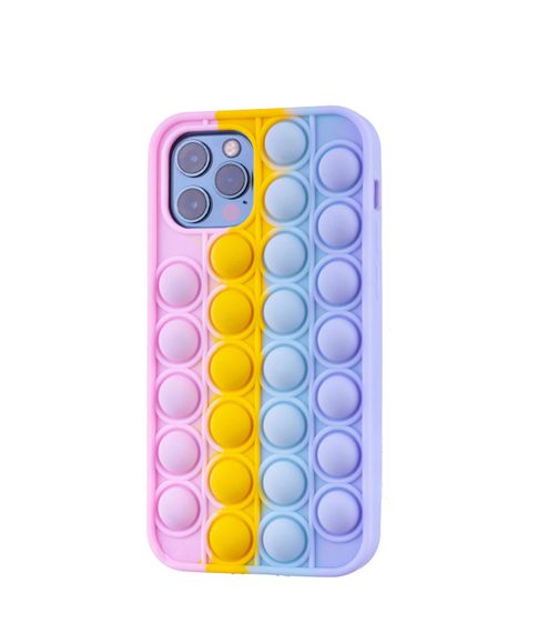 Купить Чехол антистресс Pop it для телефона Apple iPhone 12, iPhone 12 Pro