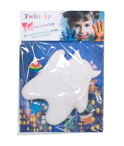 3D раскраска Twinkly монстрик Миша