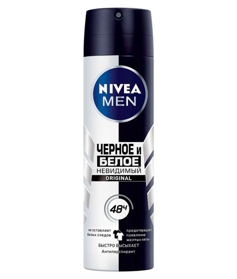 Купить Антиперспирант Nivea Men "Черное и Белое" Original, 150 мл