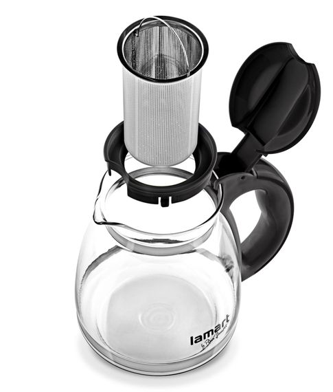 Чайник стеклянный Lamart LT 7027, 1.5 л