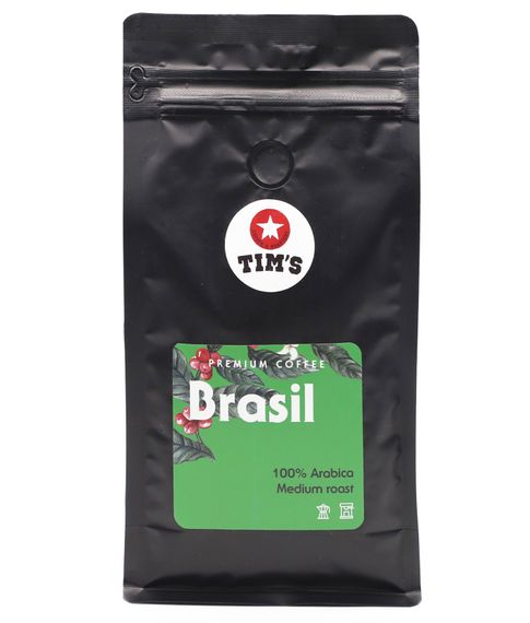 Кофе натуральный в зернах Brasil,500 гр