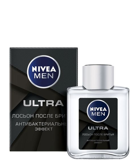 Лосьон после бритья Nivea Men "ULTRA" с антибактериальным эффектом, 100 мл xarid qilish
