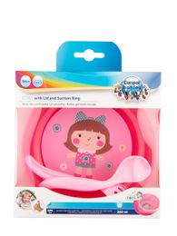 Миска со столовыми приборами и крышкой CANPOL Babies 350 мл (21/300) xarid qilish