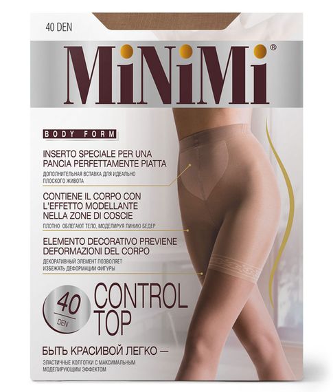 Купить Колготки MiNiMi CONTROL TOP 40 den Caramello