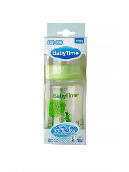 Бутылочка с широким горлышком 250 ml BabyTime