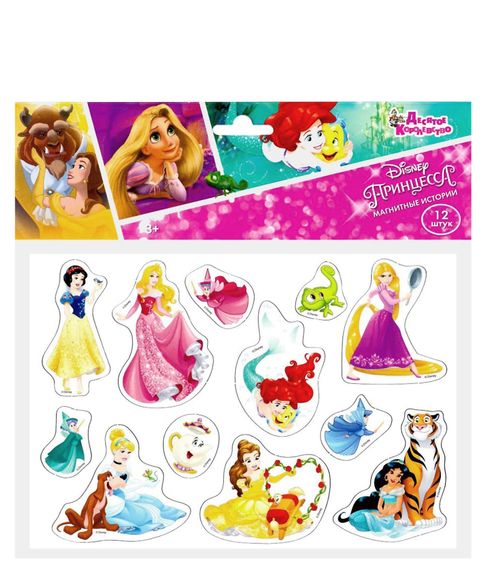 Магниты «Принцесса» с героями мультфильмов Disney Десятое Королевство (12 шт.) xarid qilish