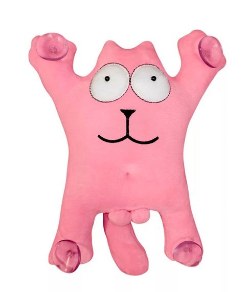 Купить Мягкая игрушка в машину (на окно) Кот Саймон, 30 см