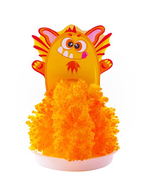 Выращивание кристаллов "Монстрики" - Оранжевый монстрик LORI