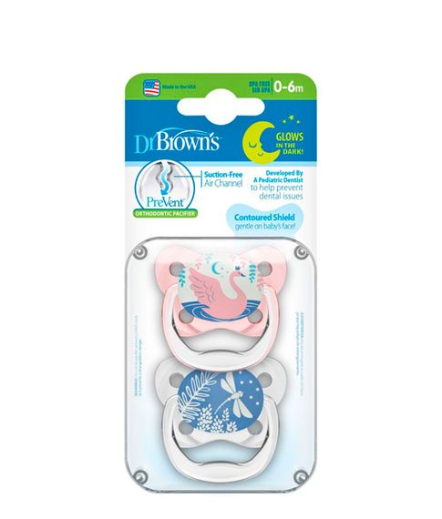 Пустышки Dr. Brown's PreVent (0-6m), 2 шт