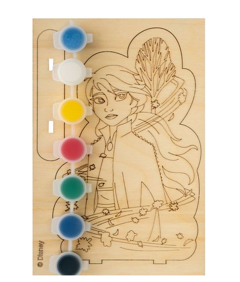 Роспись по дереву.Игрушка-сувенир Disney.Холодное сердце-2 Анна