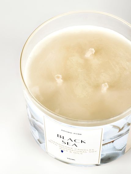 Свеча в банке, 400ml - Black sea