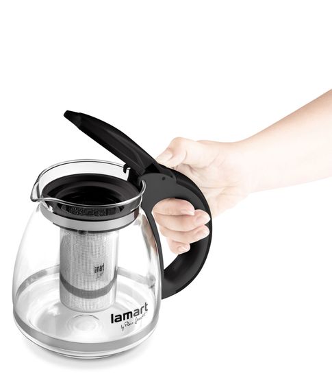 Чайник стеклянный Lamart LT 7027, 1.5 л