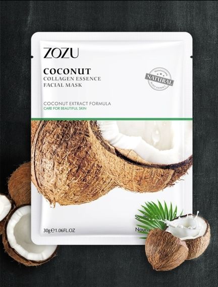 Тканевая маска с экстрактом Кокоса ZOZU xarid qilish