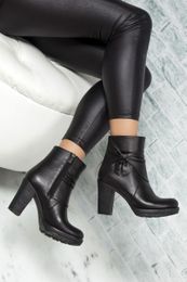 Купить Кожаные ботинки Deripabuc