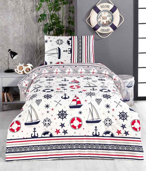 Купить Комплект детского постельного белья Sailor Arya, 160х220, 180х240, 50х70 см