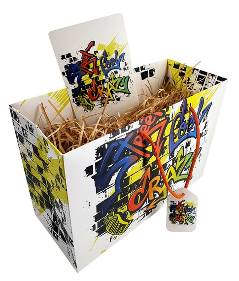 Набор для подарочной упаковки коробка-пакет «GIFTPACK» 19*28*12 см