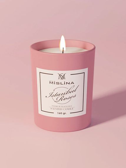 Купить Свеча ароматическая Istanbul roses Mislina 160 мл