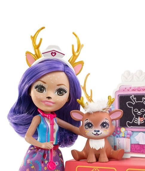 Кукла Данесса Дир и Спринт c тематическим набором Enchantimals