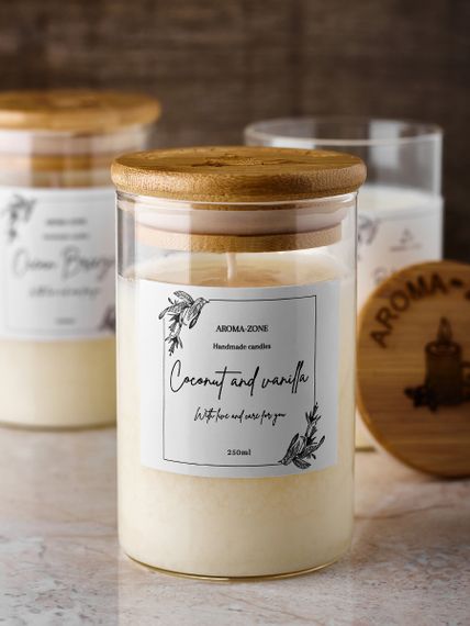 Купить Свеча в банке Coconut & vanilla, 250мл