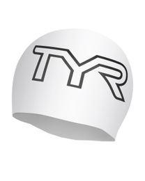 Купить Шапочка для плавания TYR Adult Silicone Swim Cap - Large Logo
