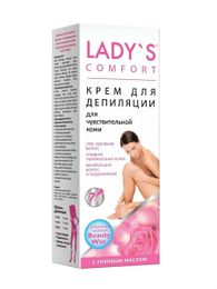 Купить Крем для депиляции, для чувствительной кожи 100мл, LADY'S