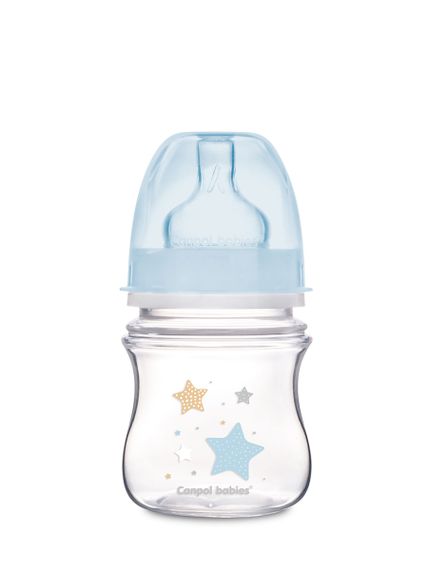 Купить Антиколиковая бутылочка с широким горлышком "Easy Start" 120мл CANPOL Babies (35/216_blu)