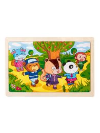 Деревянный пазл-рамка, 22х15см xarid qilish