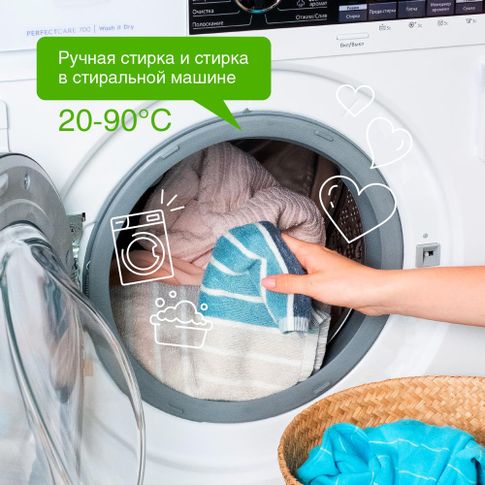 Гель для стирки цветного белья SYNERGETIC концентрат, гипоаллергенный, 0,75л