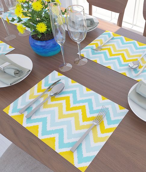 Комплект сервировочных салфеток, 4 шт