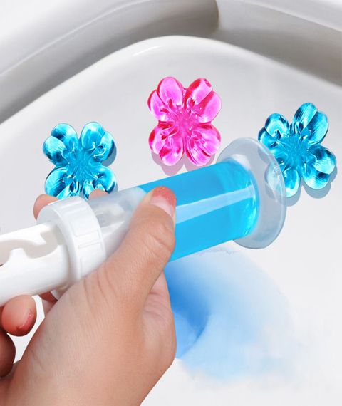 Дезодорирующий очиститель-цветок для унитаза (Лаванда)