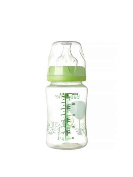 Бутылочка с широким горлышком 250 ml BabyTime