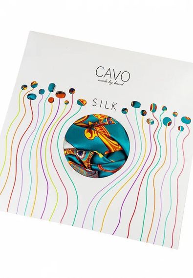 Платок CAVO шелковый большой