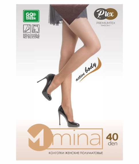 Купить Колготки полуматовые "MINA"40 den, Visone
