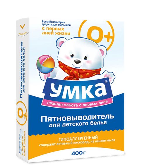 Купить Пятновыводитель для детского белья Умка, 400 г