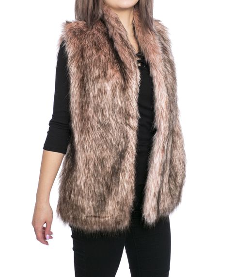 Меховой жилет BCBG